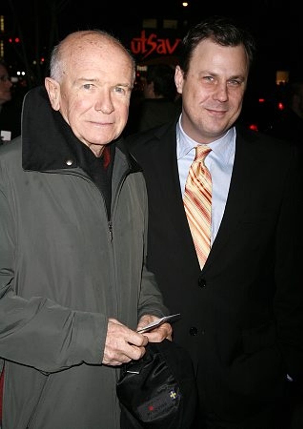 Terrence McNally and Brooks Ashmanskas at 