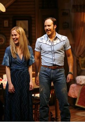 Sarah Paulson and Patch Darragh @ BroadwayWorld Sarah Paulson and Patch Darragh Photo