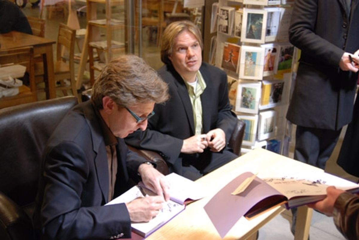 Thomas Schumacher and Jeff Kurtti at 