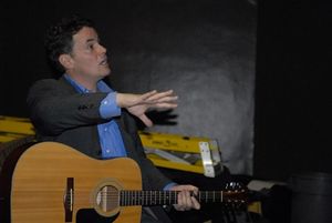 Adam Guettel (composer) in rehearsal for NYU's Floyd Collins Photo