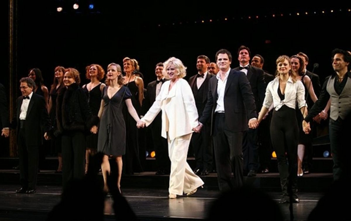 Chip Zien, Kate Burton, Erin Davie, Christine Ebersole, Michael Park, Megan Sikora and Mario Cantone at 'Applause' City Center Encores! Closing Night