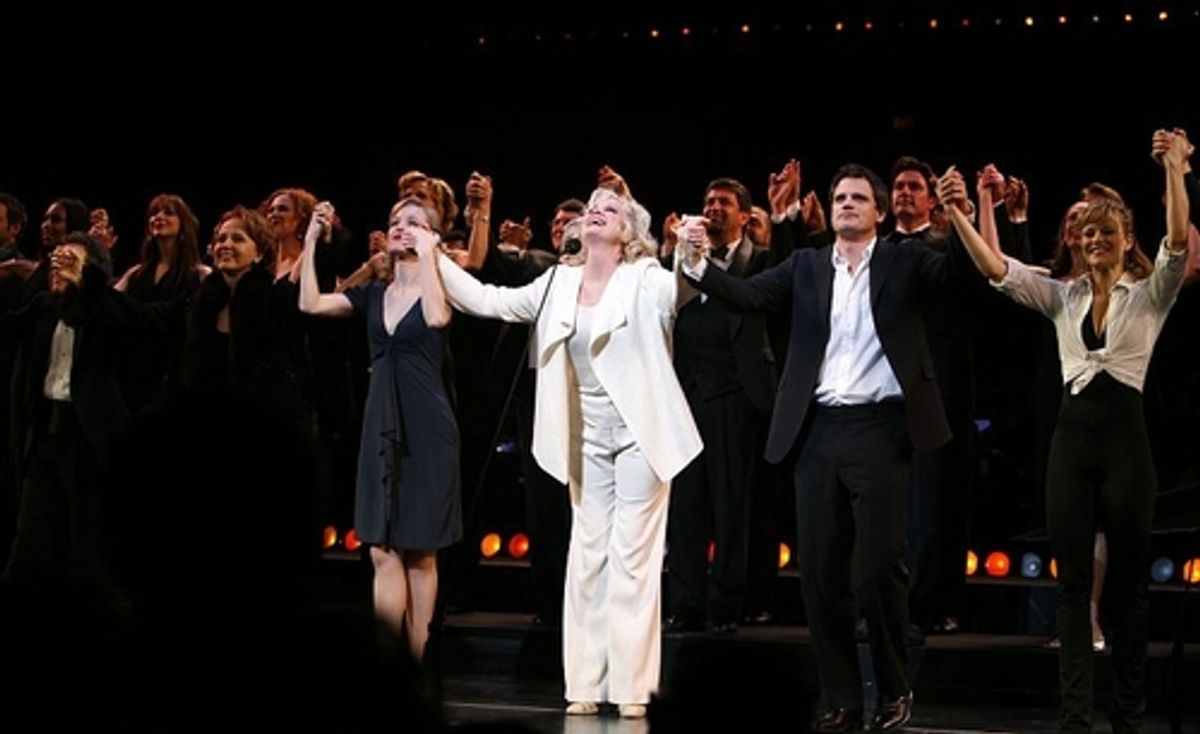 Chip Zien, Kate Burton, Erin Davie, Christine Ebersole, Michael Park and Megan Sikora at 