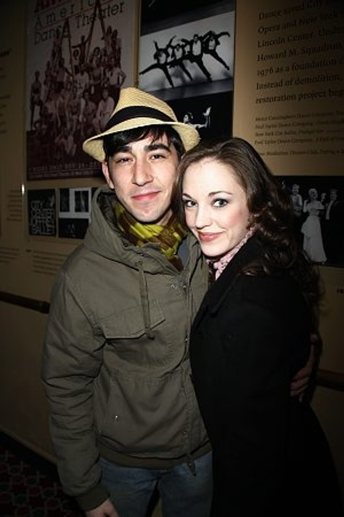 Max Crumm and Laura Osnes at 