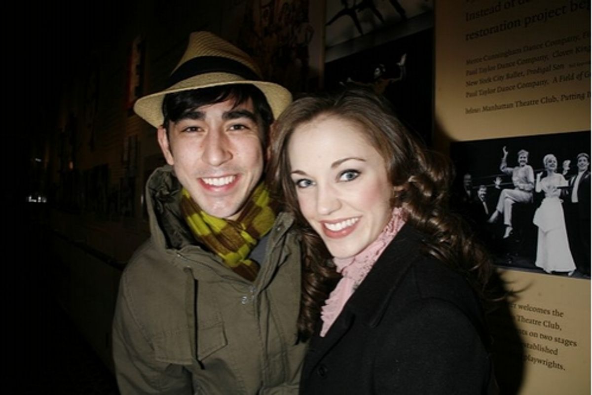 Max Crumm and Laura Osnes at 