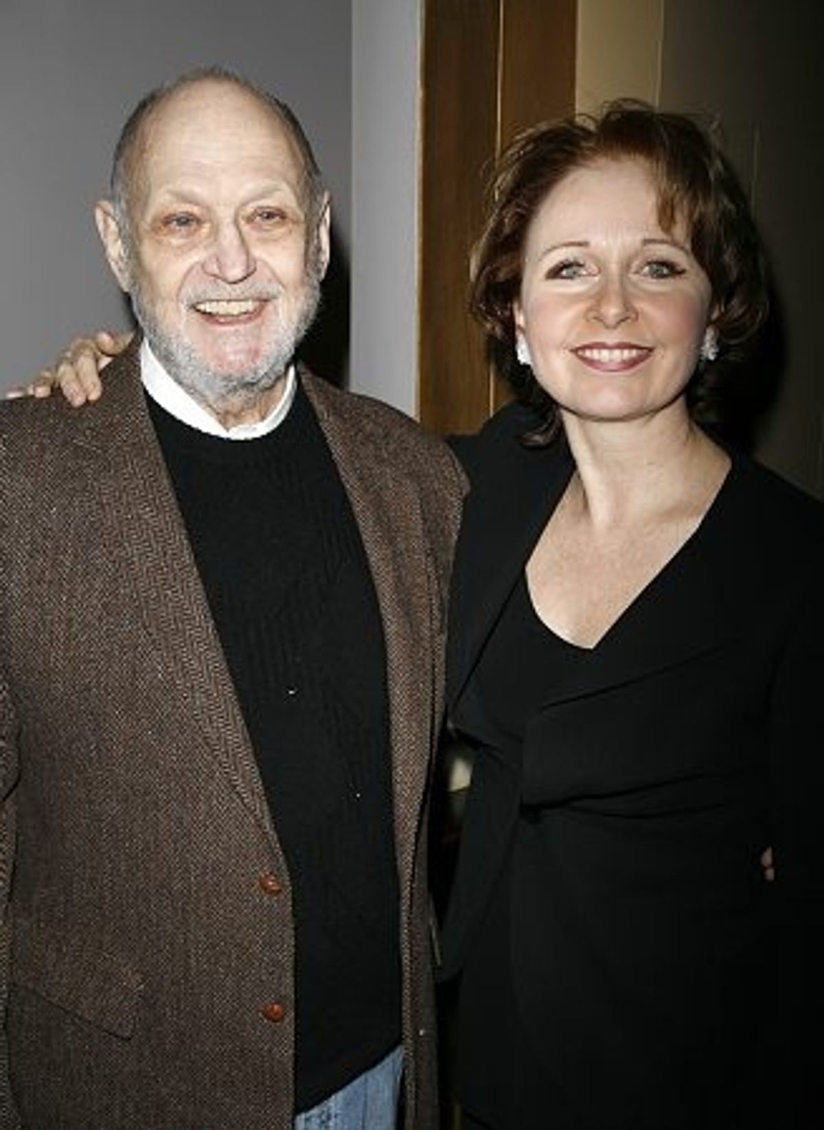Charles Strouse and Kate Burton at 