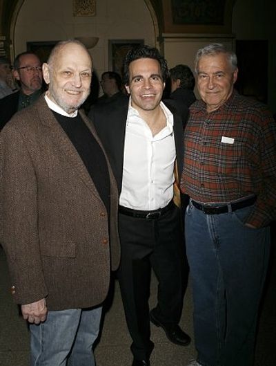 Charles Strouse, Mario Cantone and Lee Adams Photo