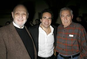 Charles Strouse, Mario Cantone and Lee Adams Photo