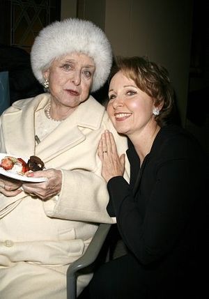 Celeste Holm and Kate Burton @ BroadwayWorld Celeste Holm and Kate Burton Photo