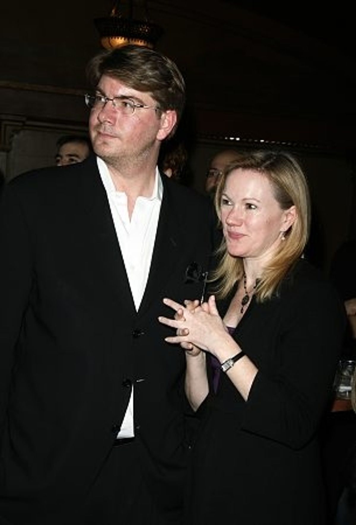 Kathleen Marshall and guest at 'Applause' City Center Encores! After Party