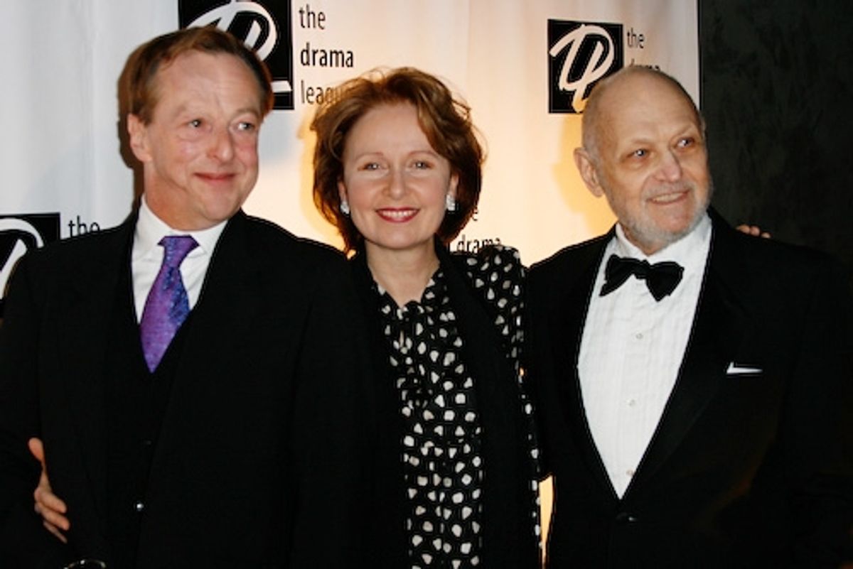 Edward Hibbert, Kate Burton and Charles Strouse at 
