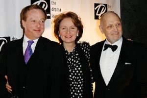 Edward Hibbert, Kate Burton and Charles Strouse Photo