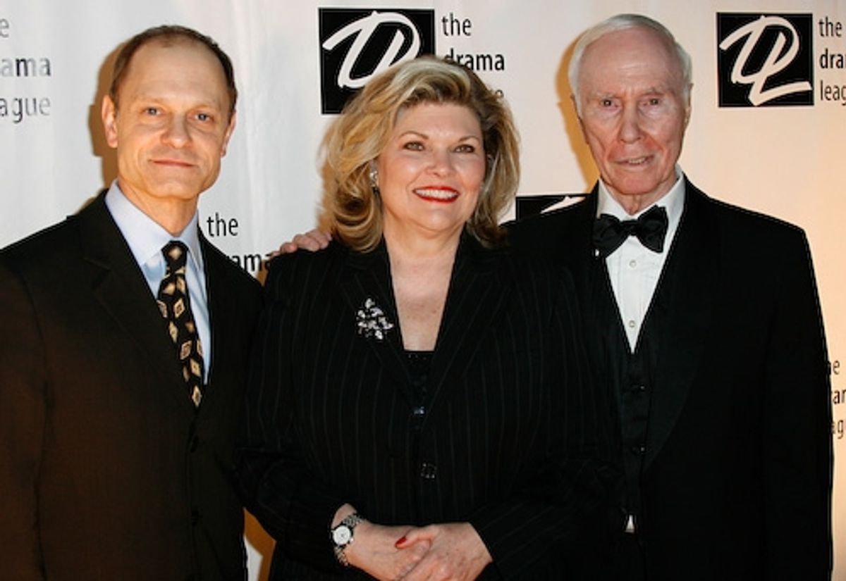 David Hyde Pierce, Debra Monk, and Roger Berlind at 