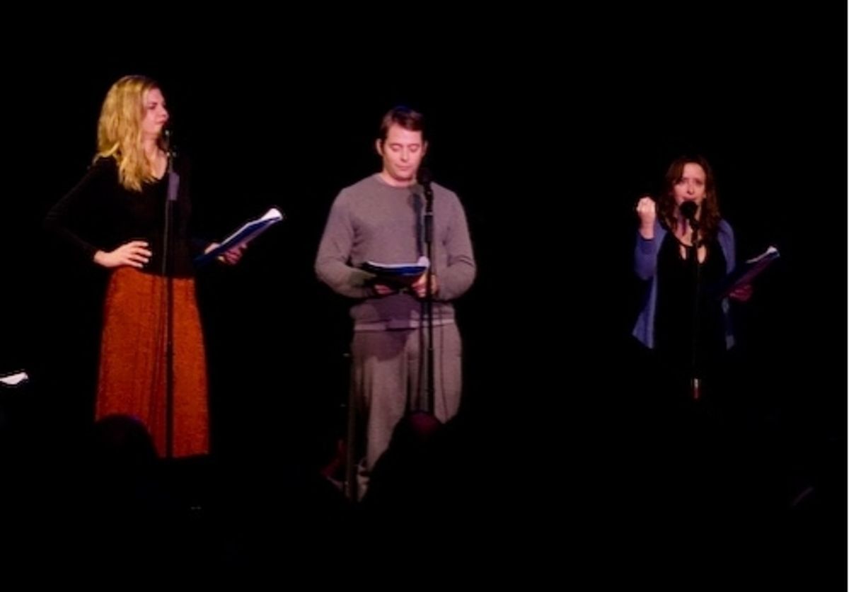 Kristen Johnston, Matthew Broderick, and Rachel Dratch at 