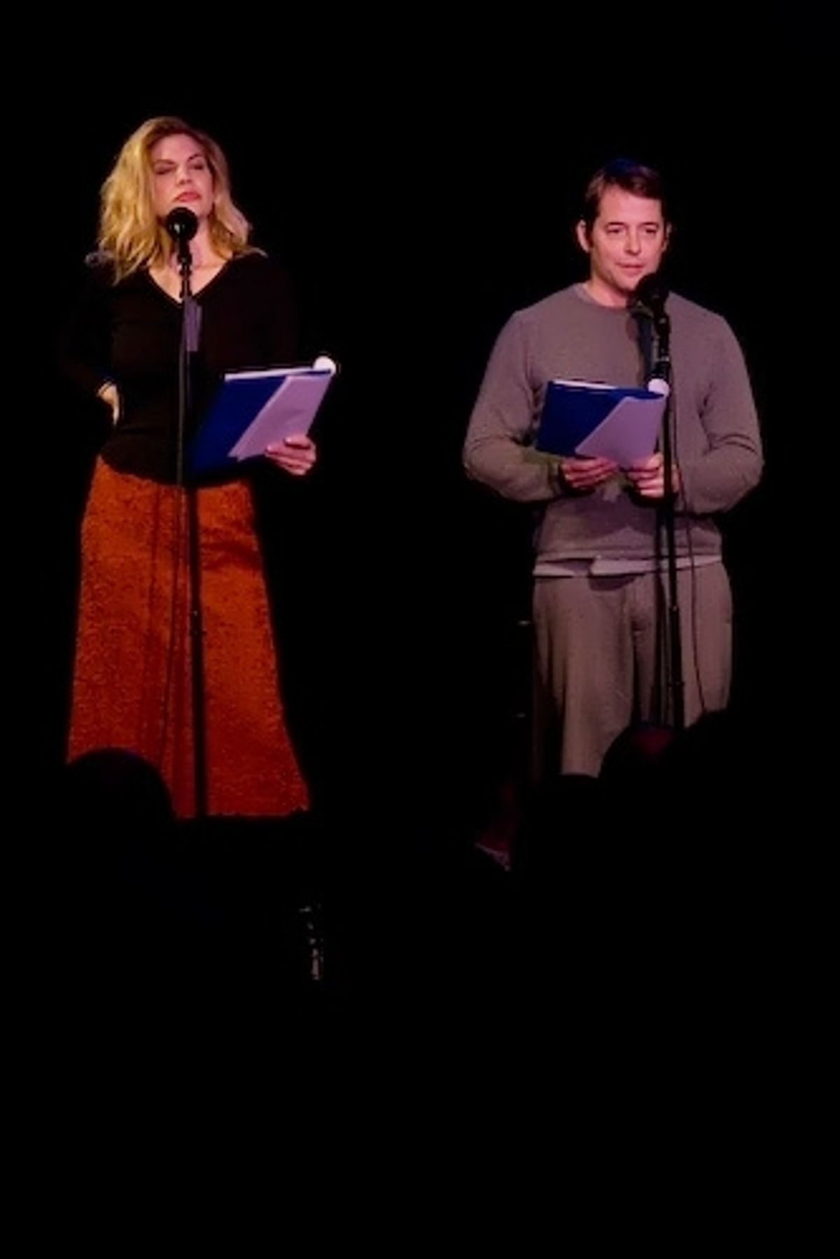 Kristen Johnston and Matthew Broderick at 