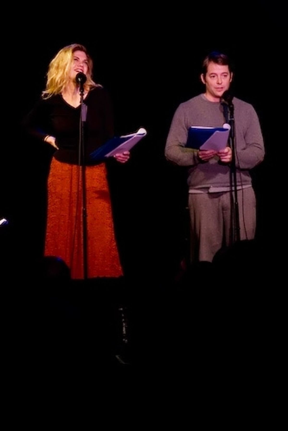 Kristen Johnston and Matthew Broderick at 