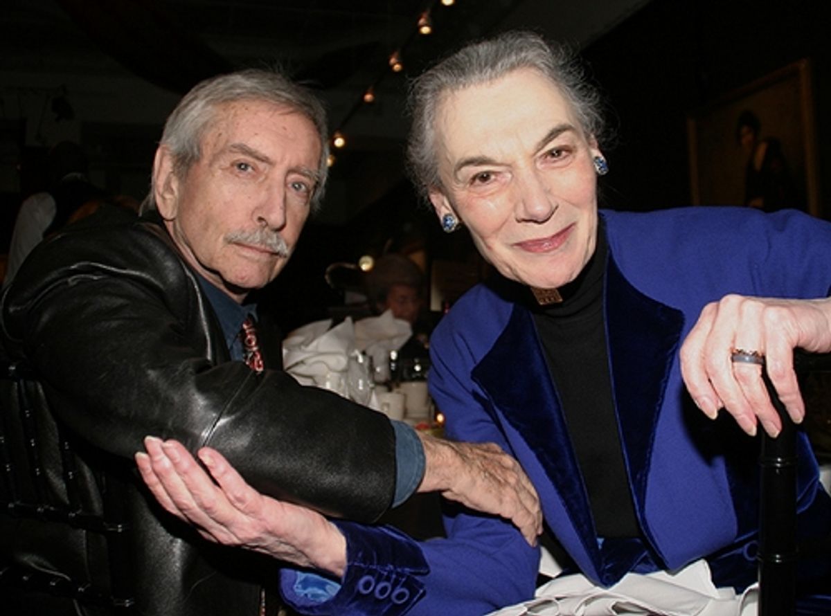 Edward Albee and Marian Seldes at 'Love n Courage' Gala