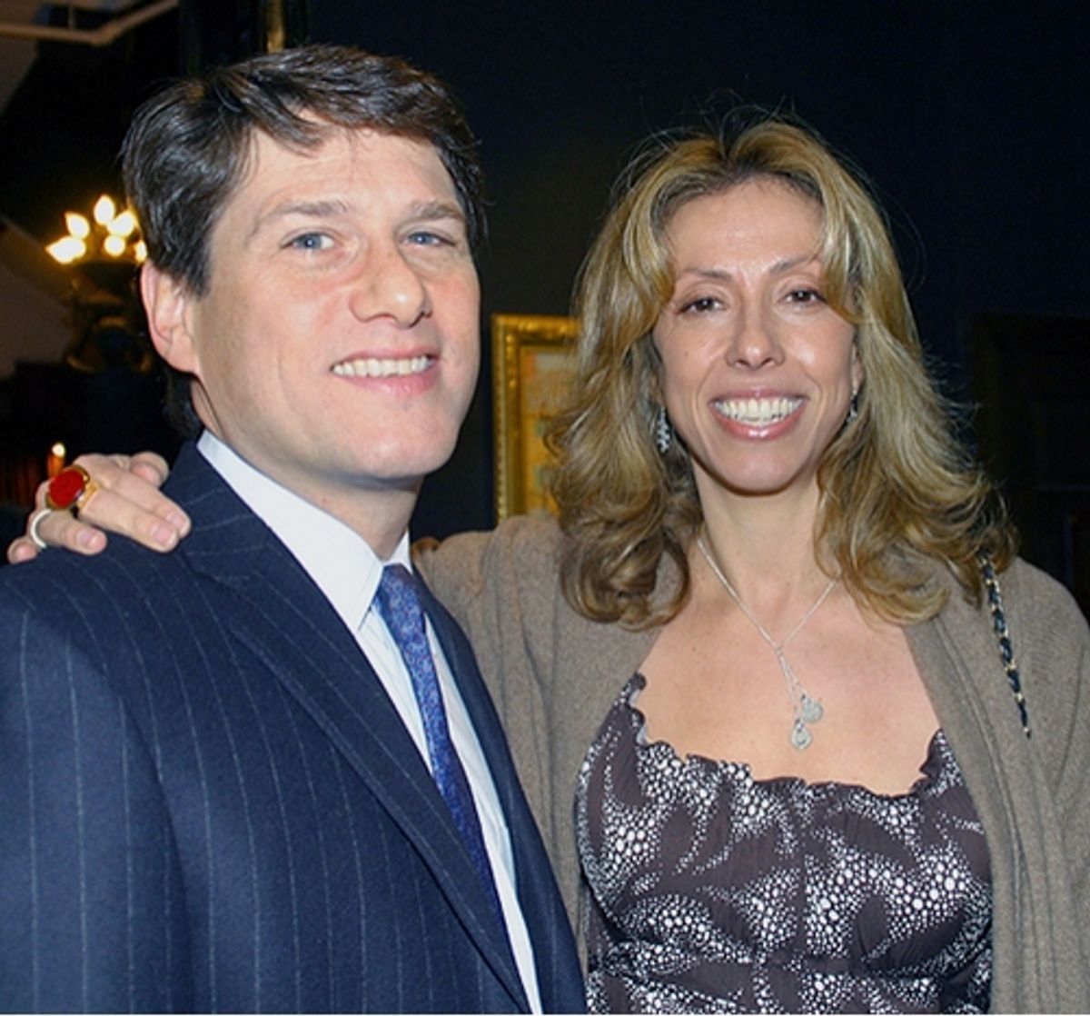 Amanda Green (right) and her husband Jeffrey Kaplan at 'Love n Courage' Gala