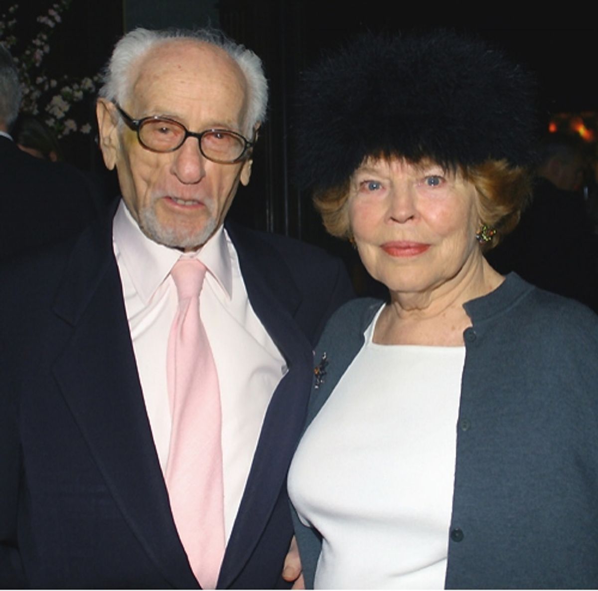 Eli Wallach and Anne Jackson at 'Love n Courage' Gala