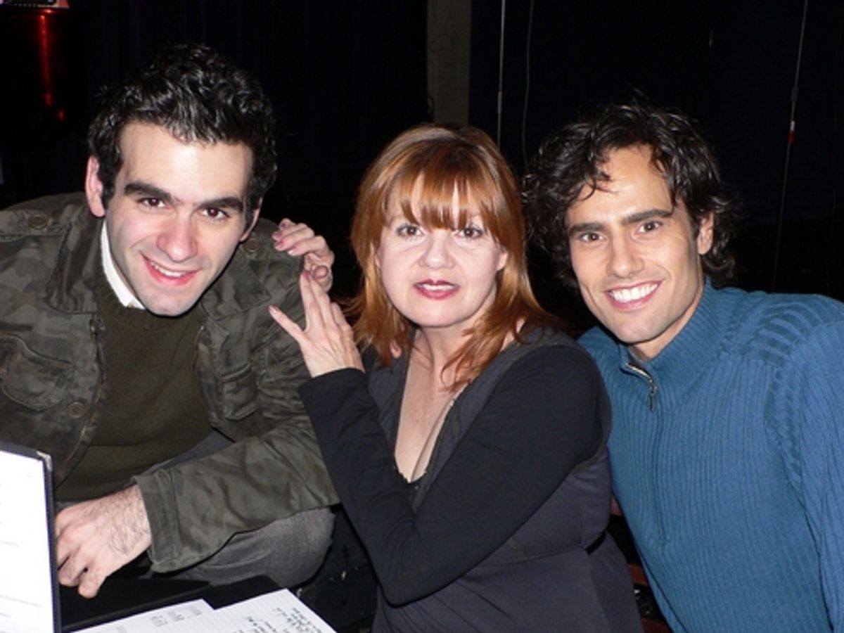 Joe Iconis, Annie Golden and David Burnham at 