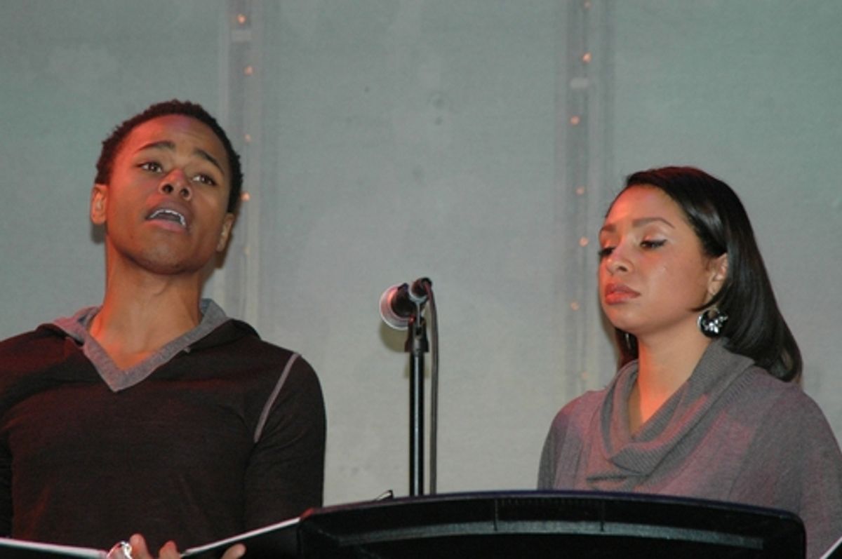 Kevin Curtis and Alessia Thompson at 