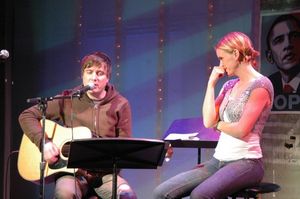 Manoel Felciano and Jenn Colella Photo