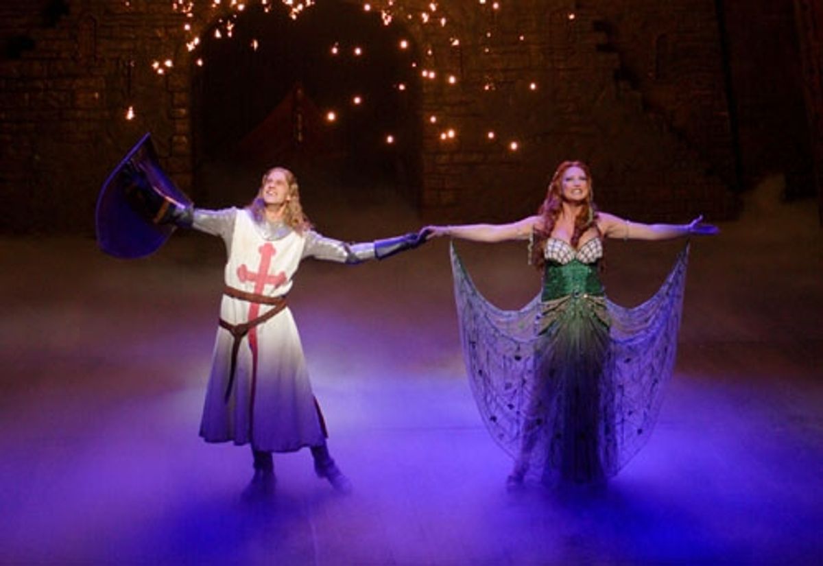 Graham McDuff (Sir Dennis Galahad) and Nina SÃ¶derquist (Lady of the Lake) at 