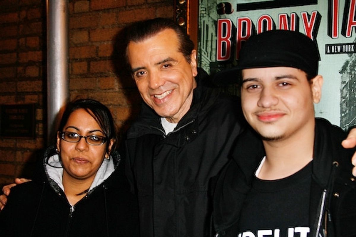 Chazz Palminteri with FutureStage Student Playwrights at 