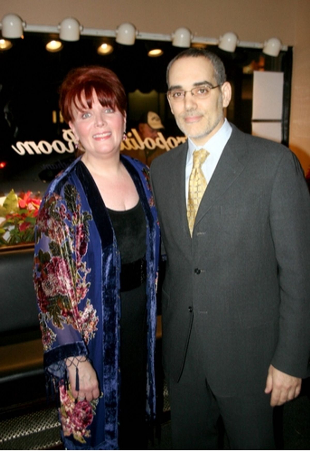 Maureen McGovern and owner of The Metropolitan Room, Chirs Mazzilli at 