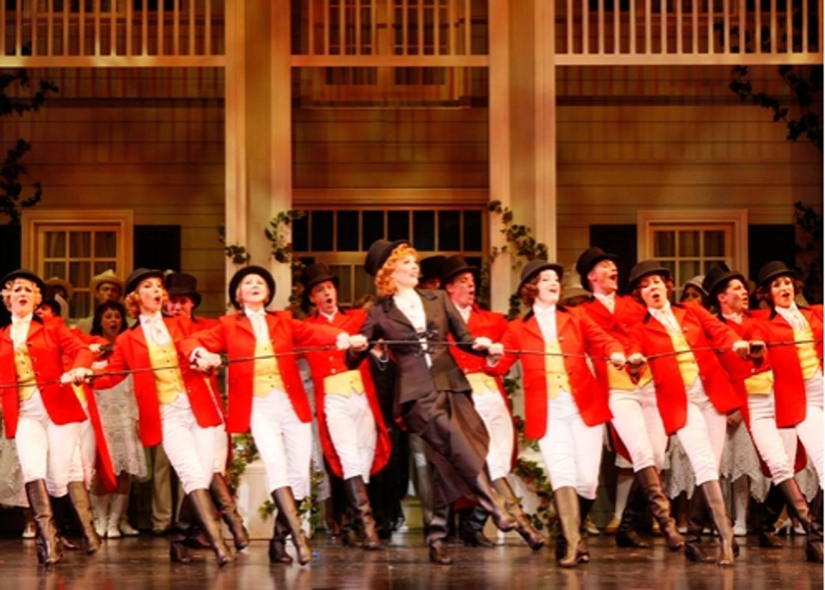 Mame (Dee Hoty, center) and the ensemble at 