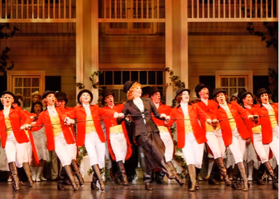 Mame (Dee Hoty, center) and the ensemble Photo