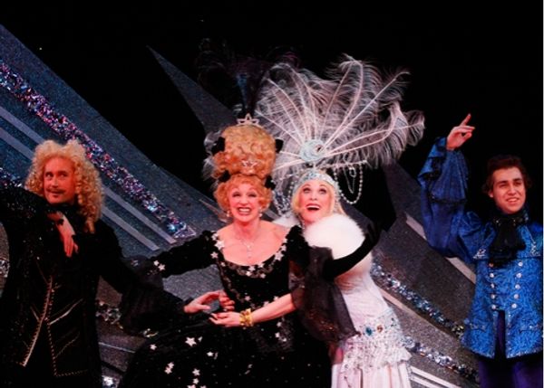 Show within a show, l-r: The Male Astronomer (Timothy Gleason), Vera (Carol Swarbrick Photo