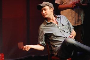 Jimmi Simpson sizes-up the competition in Celebrity Dating Game @ BroadwayWorld Jimmi Simpson sizes-up the competition in Celebrity Dating Game Photo