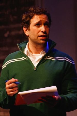 Co-host David Rossmer collects words for a madlib @ BroadwayWorld Co-host David Rossmer collects words for a madlib Photo