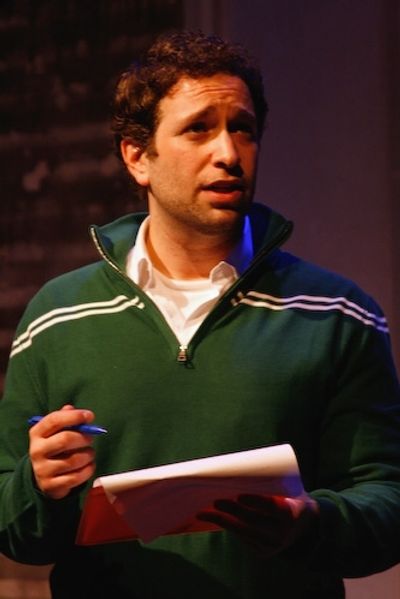 Co-host David Rossmer collects words for a madlib Photo