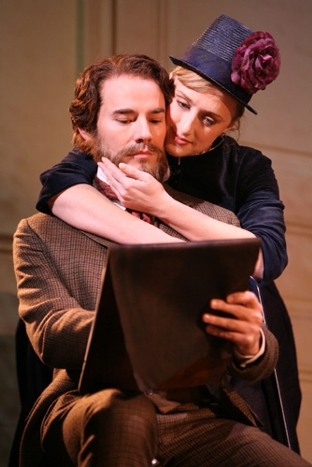 Jenna Russell and Daniel Evans at 