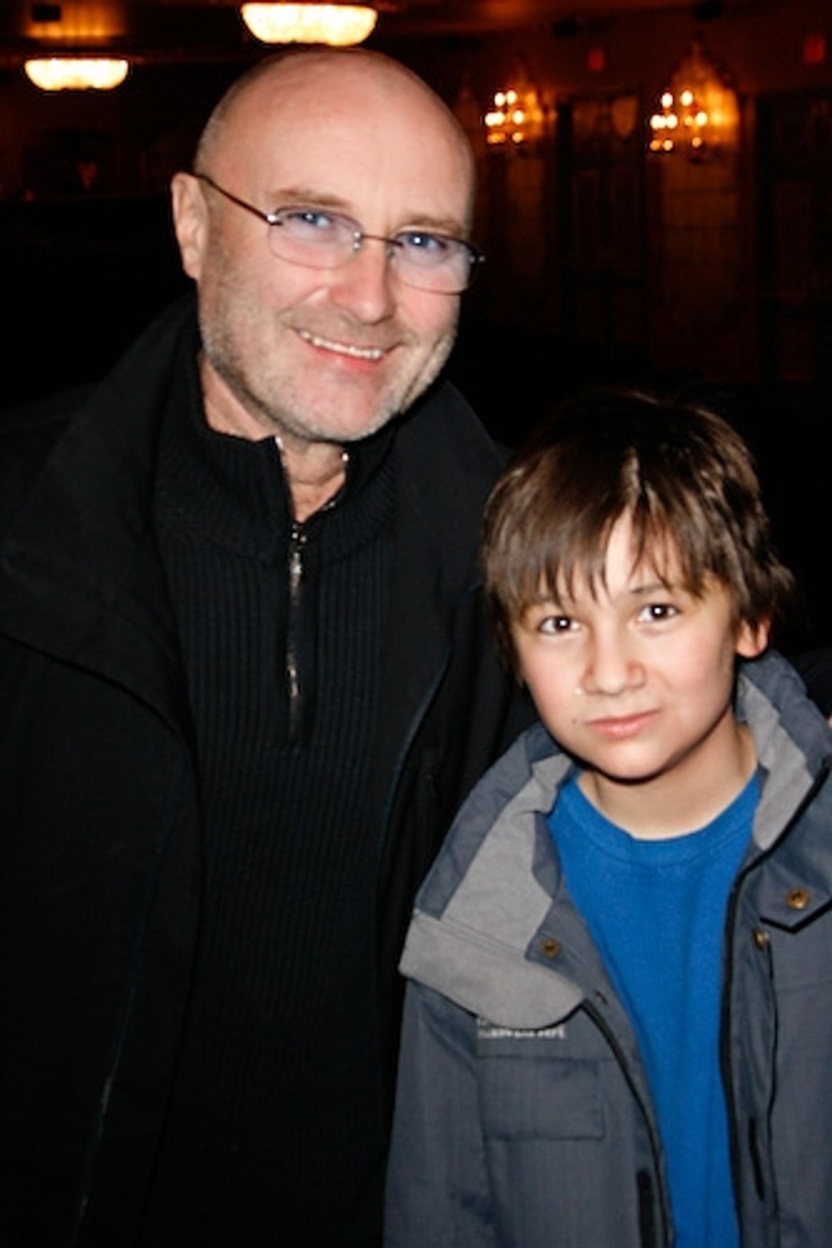 Phil Collins and Brian D'Addario at 