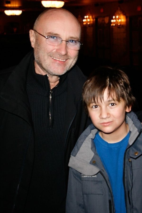 Phil Collins and Brian D'Addario Photo