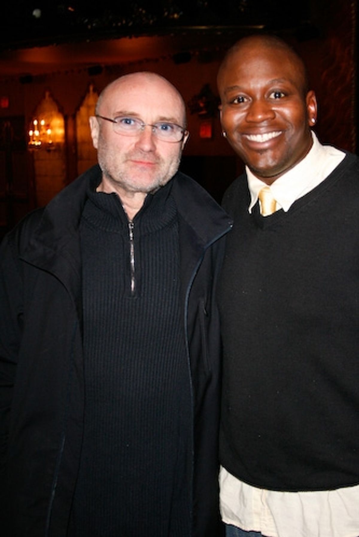 Phil Collins and Tituss Burgess at 