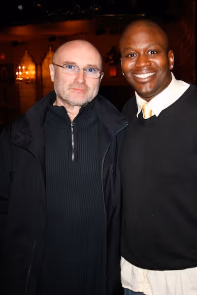 Phil Collins and Tituss Burgess Photo