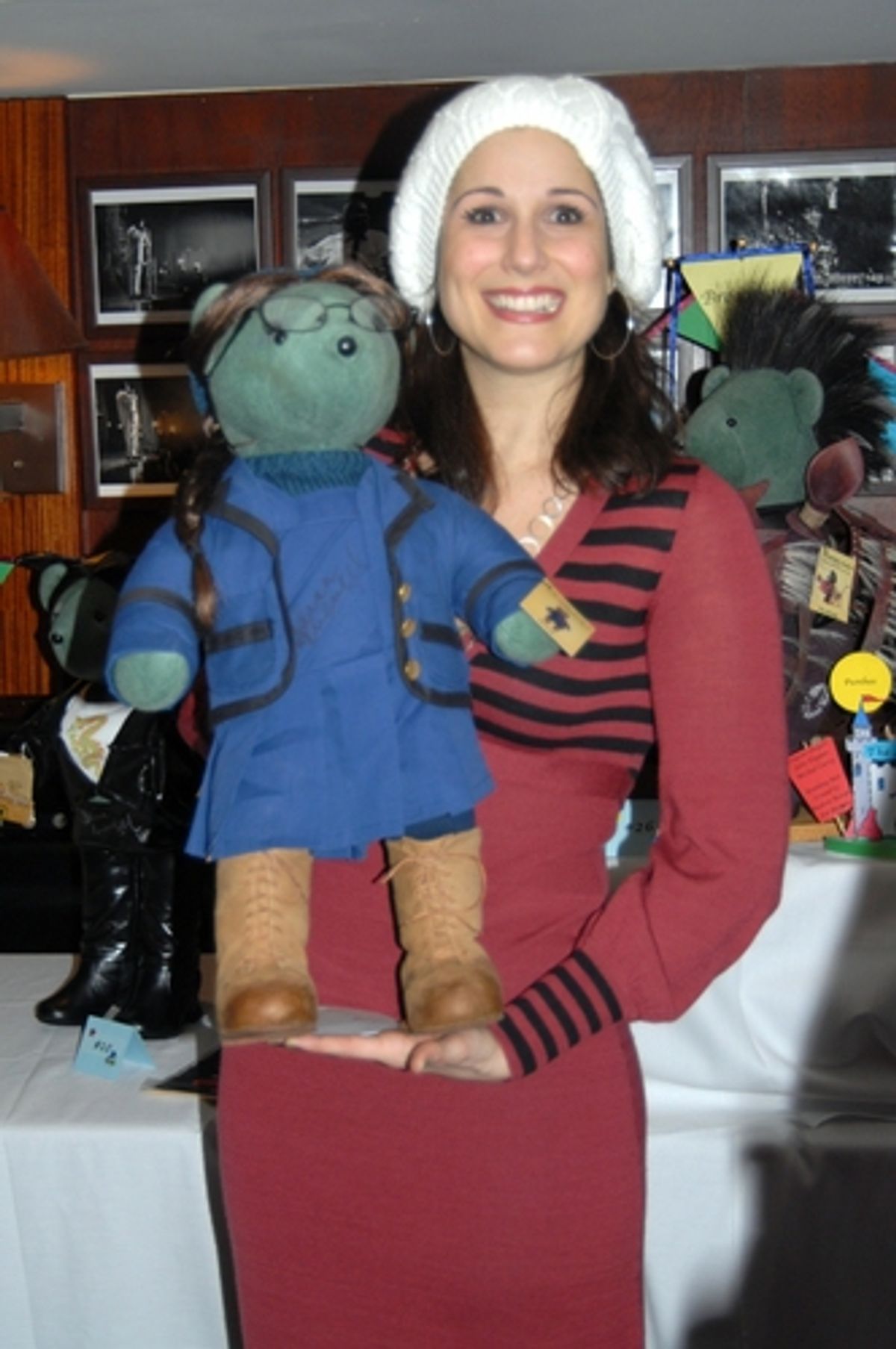 Stephanie J. Block of Wicked with Elphaba at Broadway Bears 2008