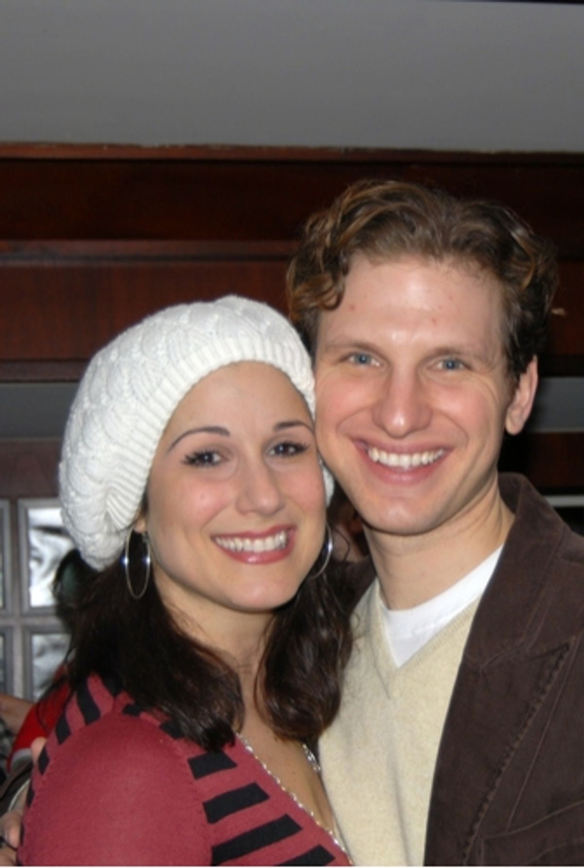 Stephanie J. Block and Sebastian Arcelus at Broadway Bears 2008