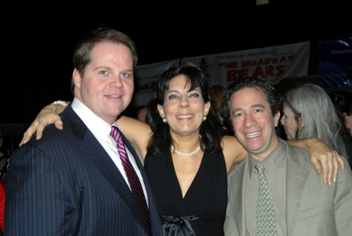 John Treacy Egan, Christine Pedi and Michael Lavine at Broadway Bears 2008