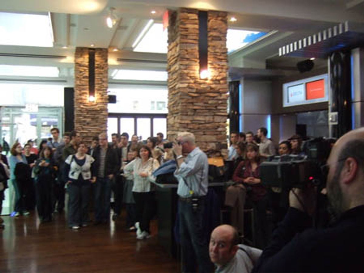 Among the press in attendance was legendary Village Voice columnist Michael Musto who wrote a very funny piece about our interview in this week's Voice. If you are interested, you can read it online, I believe. Just Google him. But, for the record, here's at 