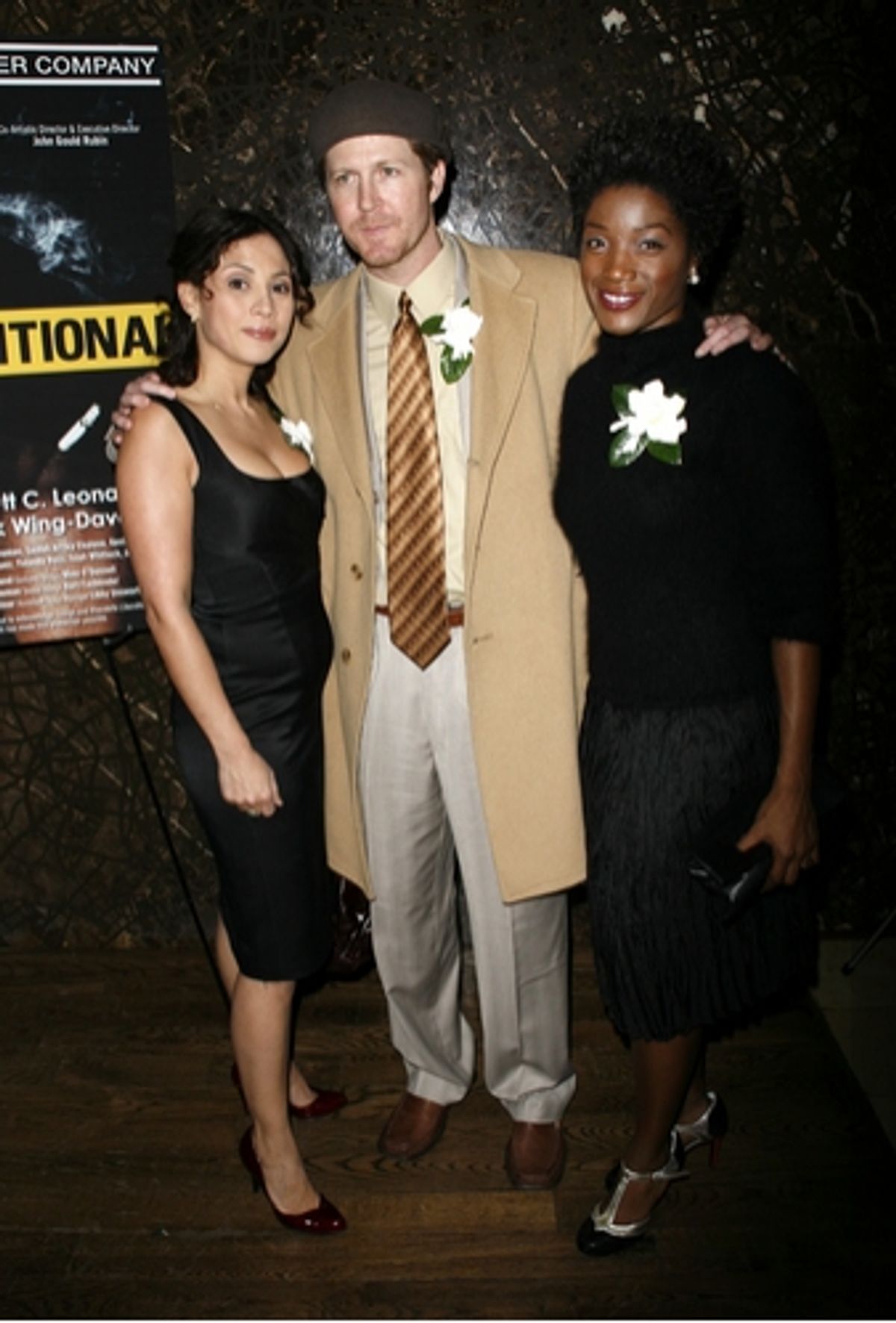 Elizabeth Rodriquez, Brett C. Leonard and Yolonda Ross at 