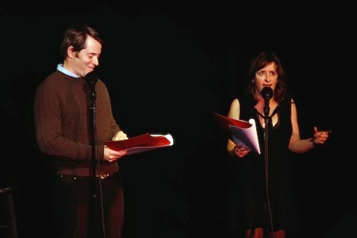 Matthew Broderick and Rachel Dratch at 