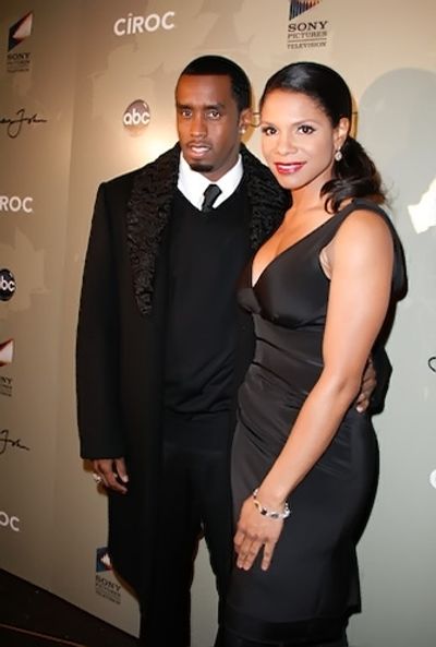 Sean Combs and Audra McDonald Photo