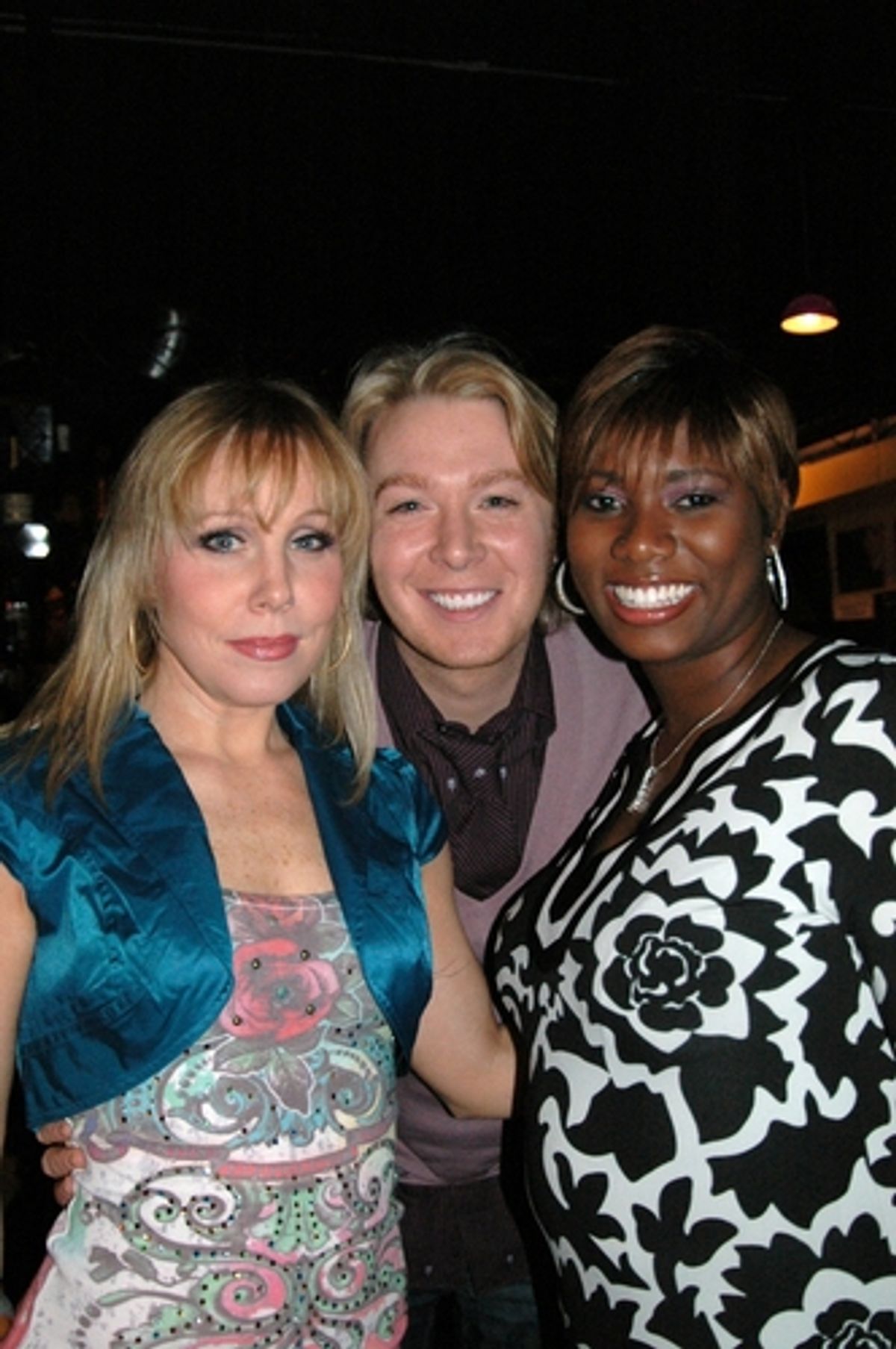 Jenny Hill, Clay Aiken and Quiana Parler at 