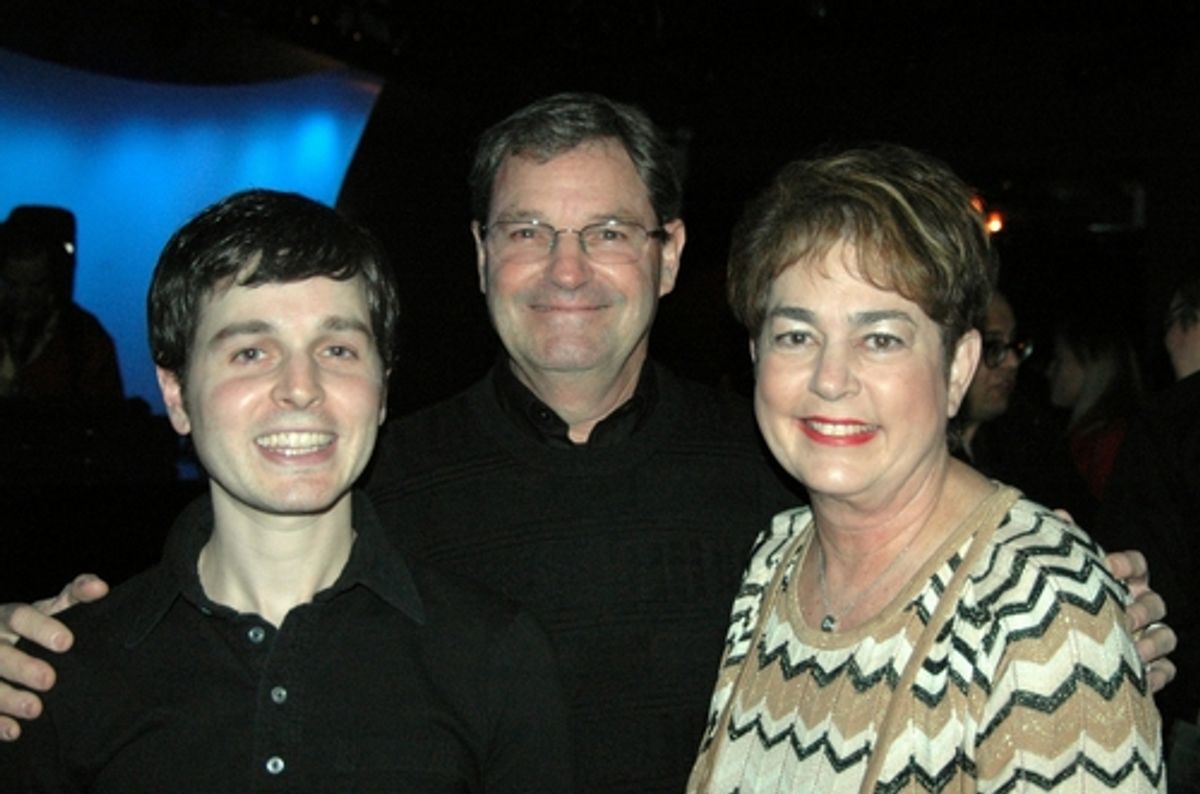 Sean McDaniel and his parents...Robert and Andrea at 