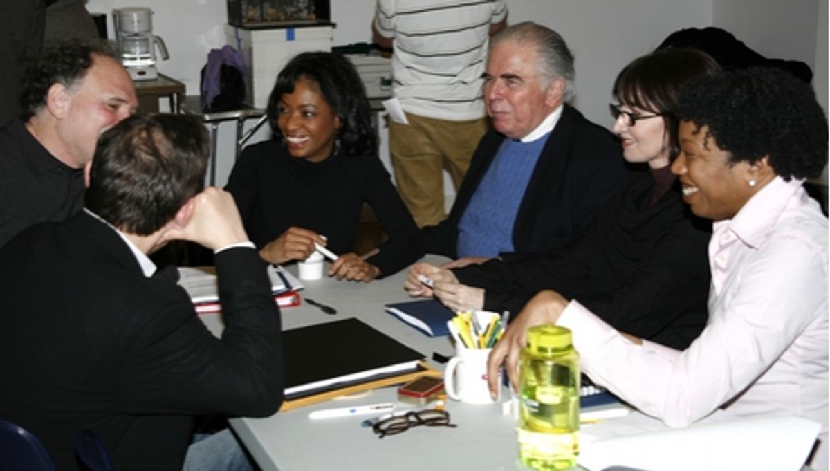 Victor Slezak, Willy Holtzman, Adriane Lenox, Jordan Charney, Joanna Gleason and Portia at 