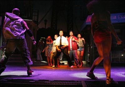 Andrea Burns, Robin De Jesus, Christopher Jackson, Lin-Manuel Miranda and Karen Olivo Photo